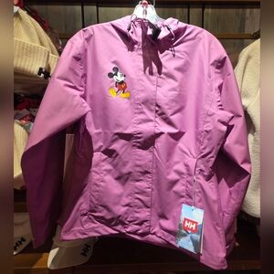 Disney Parks Helly Hansen Mickey Mickey Meta Pink Hooded Jacket Unisex